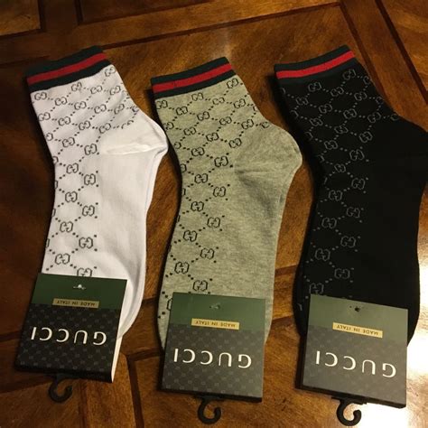 black Gucci socks men